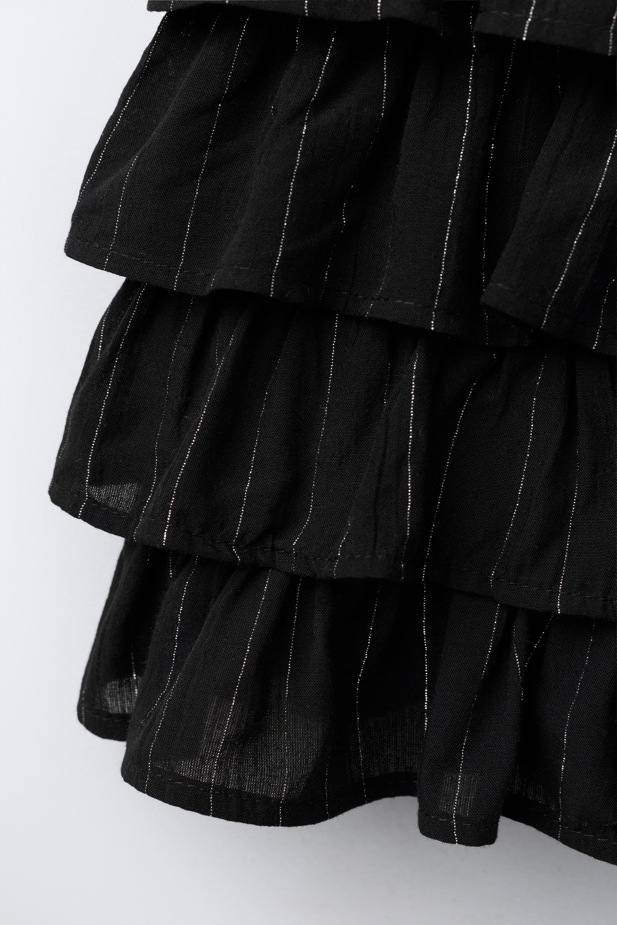 SHIMMER STRIPED SKORT